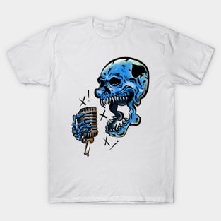 Screaming Spades Skull T-Shirt